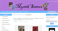 Desktop Screenshot of mystiksisters.com
