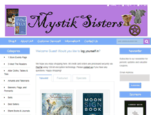Tablet Screenshot of mystiksisters.com